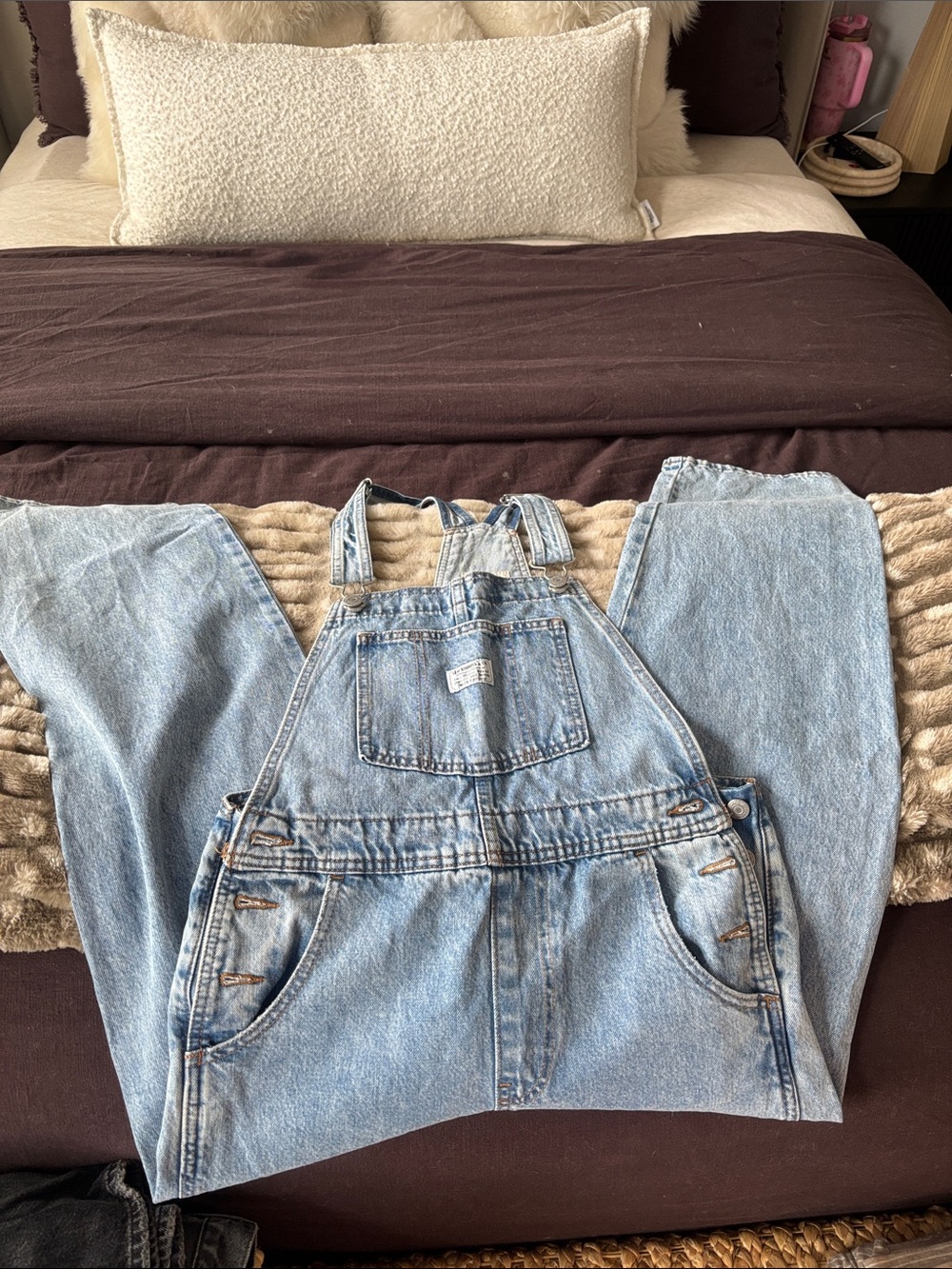 Levi's Light Blue Denim Overalls